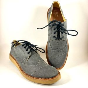 Toms Ash Aviator Twill Men's Brogues Sz11 10007000
